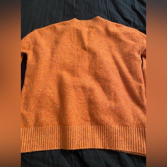 Loft Coral Blush Argyle Wool Sweater - Picture 7 of 8